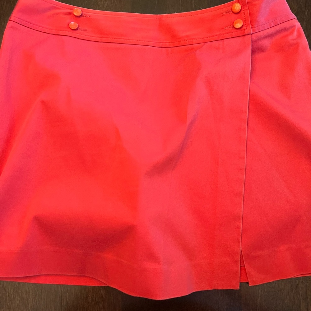 Ann Taylor Pink Skirt with Wrap Style